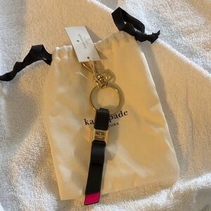 Kate Spade Black and Pink Key Holder